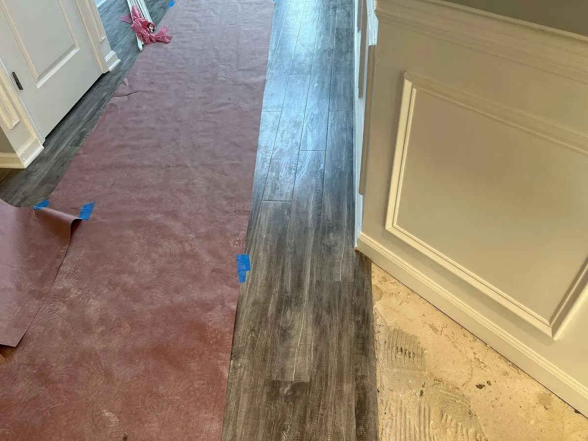 Completed marble shower restoration in East Lake